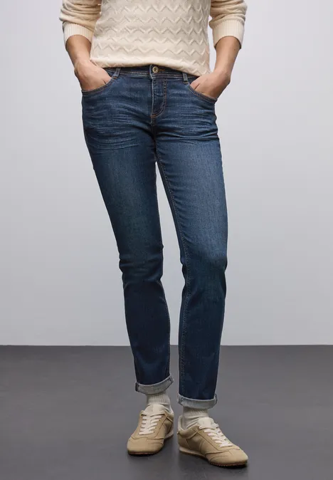 Casual Fit Jeans dark blue soft wash