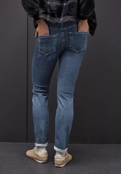 Casual Fit Jeans mid blue washed