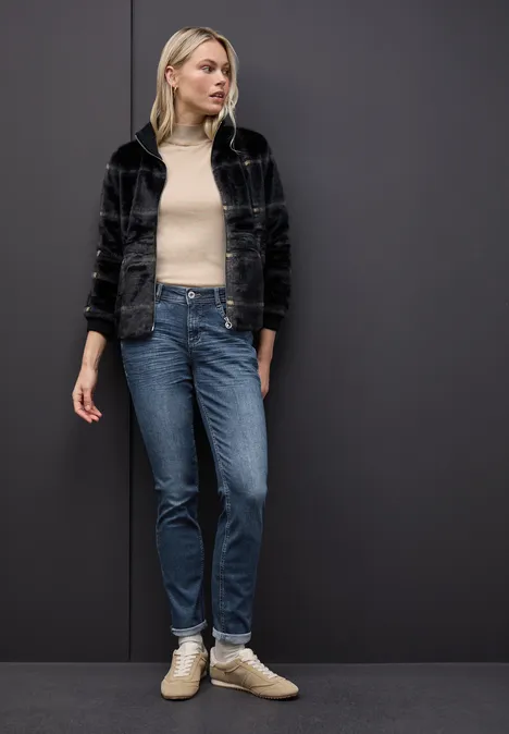 Casual Fit Jeans mid blue washed