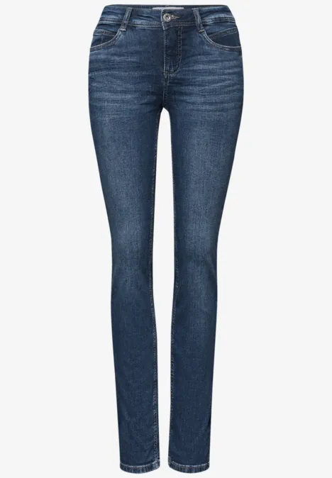 Casual Fit Jeans mid blue washed