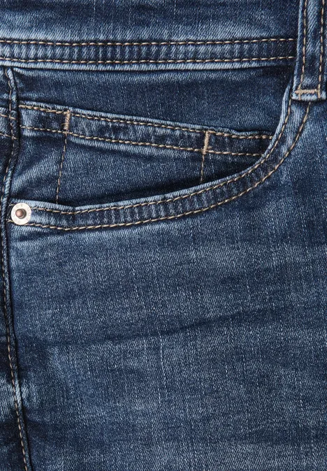 Casual Fit Jeans mid blue washed