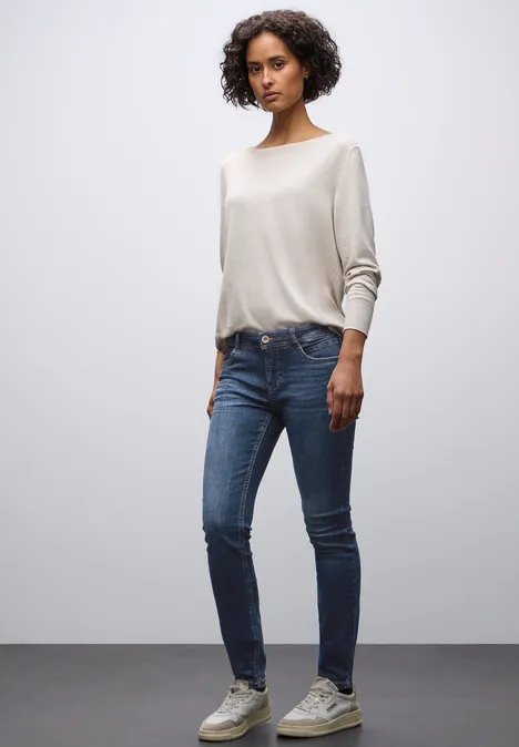 Slim Fit Jeans mid blue washed
