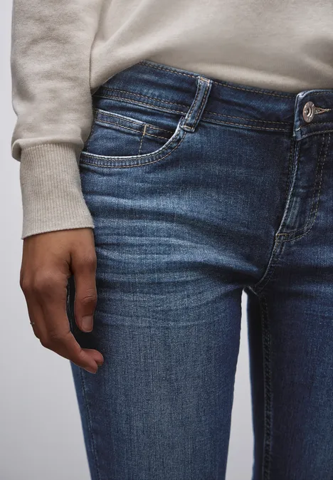 Slim Fit Jeans mid blue washed