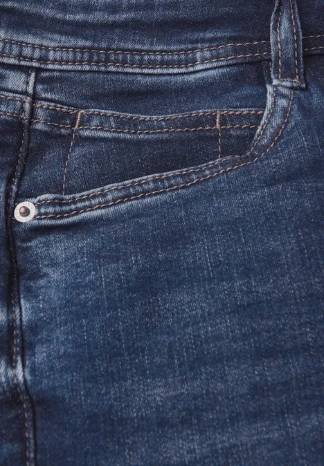 Low Waist Jeans mid blue washed