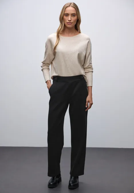 Straight Leg Hose Black