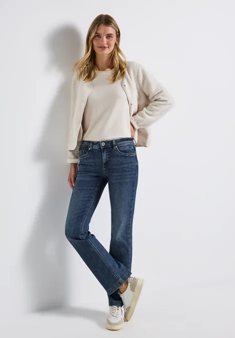 Bootcut Jeans Soft mid blue washed