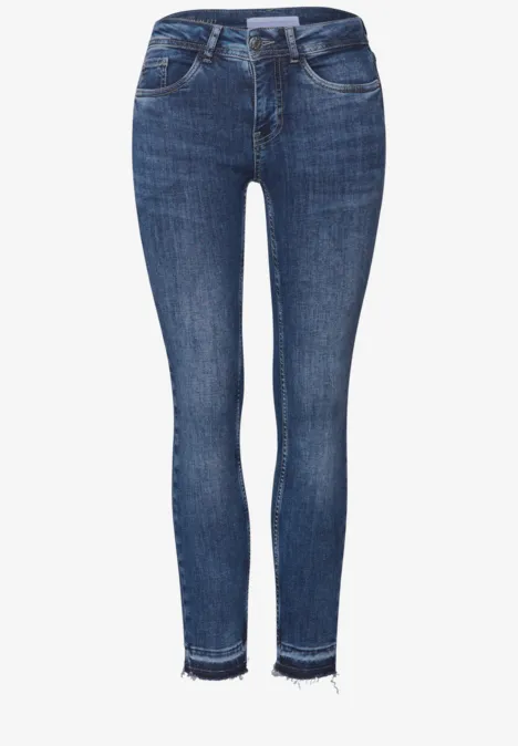 Jeans avec détails scintillants authentic blue washed