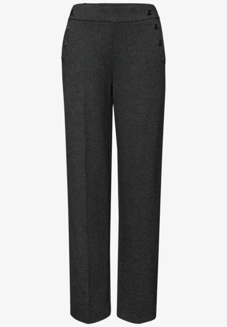 Straight Leg Hose Black