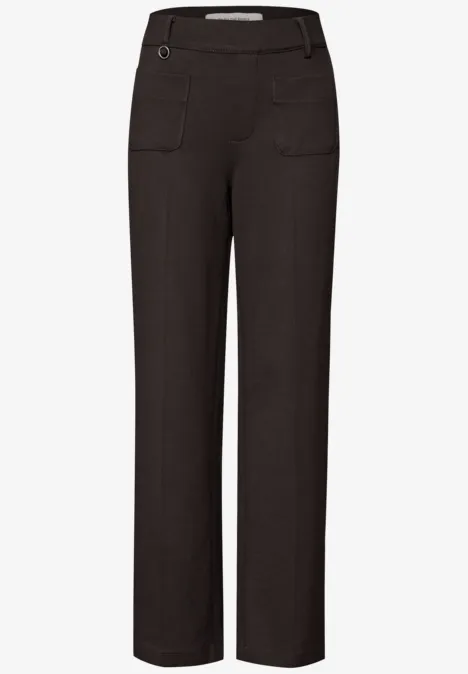 Pantalon Straight Legs deep roast brown