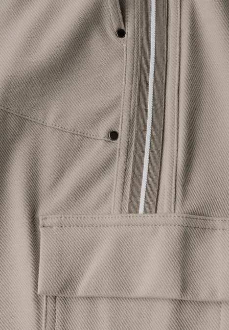 Cargo-Hose mit Gallonstreifen morning beige
