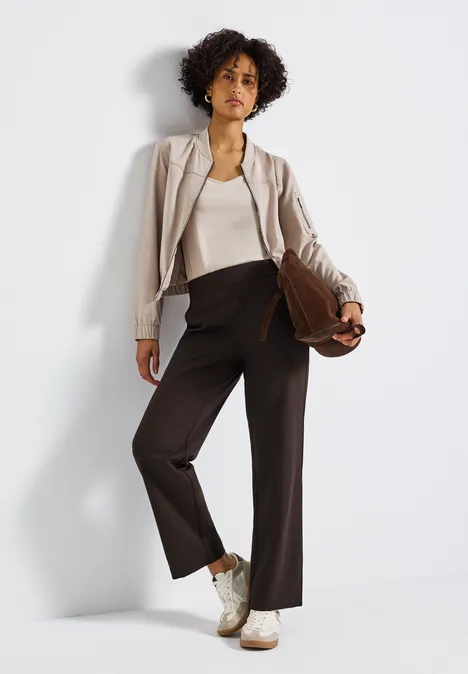 Straight Leg Twill Hose deep roast brown