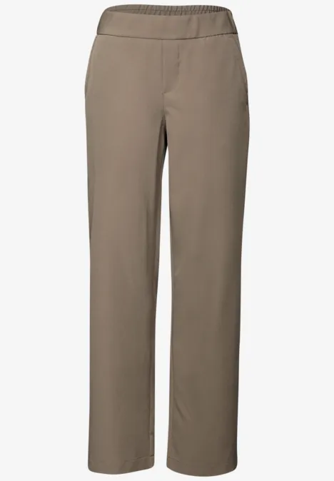 Straight Leg Twill Hose bark brown