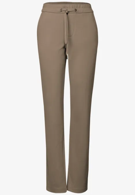 Loose Fit pantalon bark brown