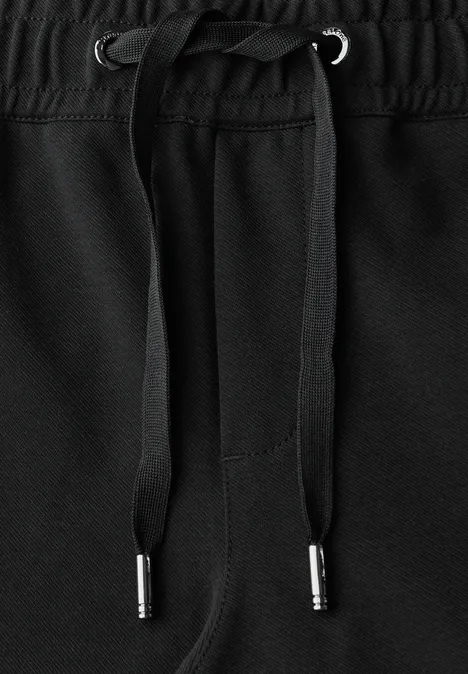 Loose Fit Hose mit Tape Black