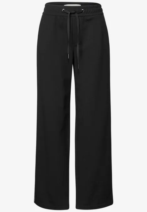 Hose mit Galonstreifen Black
