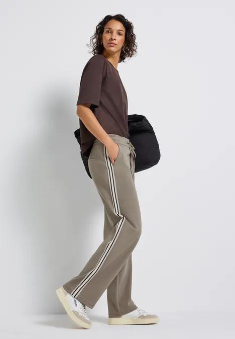 Hose mit Gallonstreifen bark brown