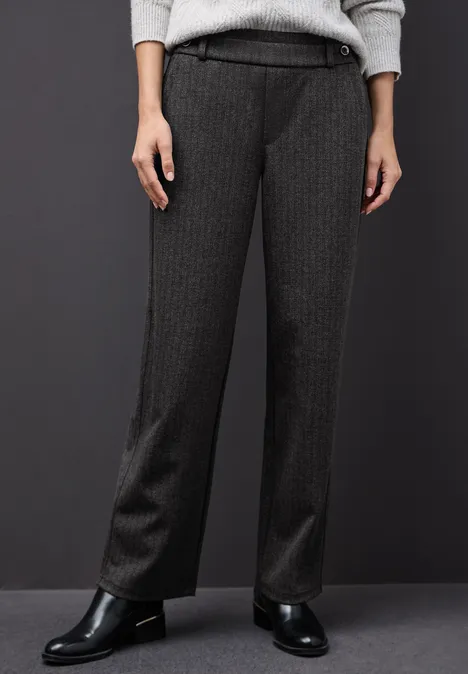Straight Leg Hose Black