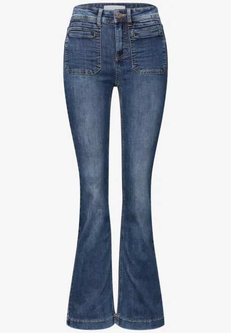 Bootcut Jeans Medium Blue Wash