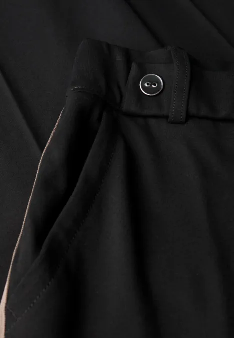 Straight Leg Hose Black