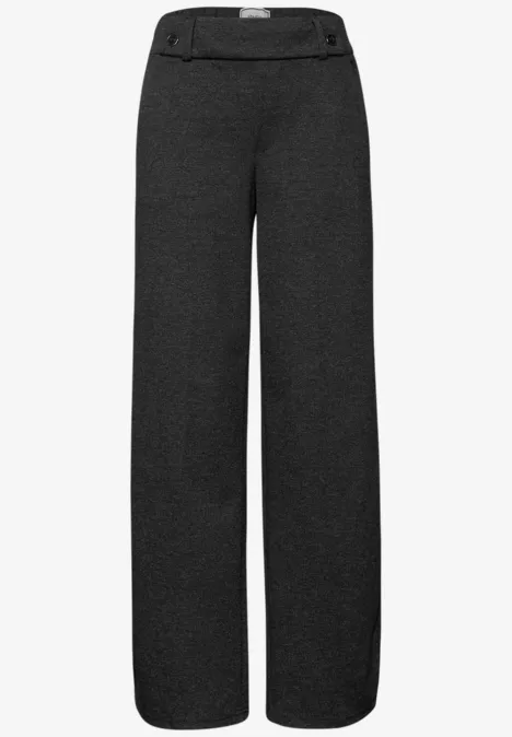 Pantalon Straight Legs avec tape Black