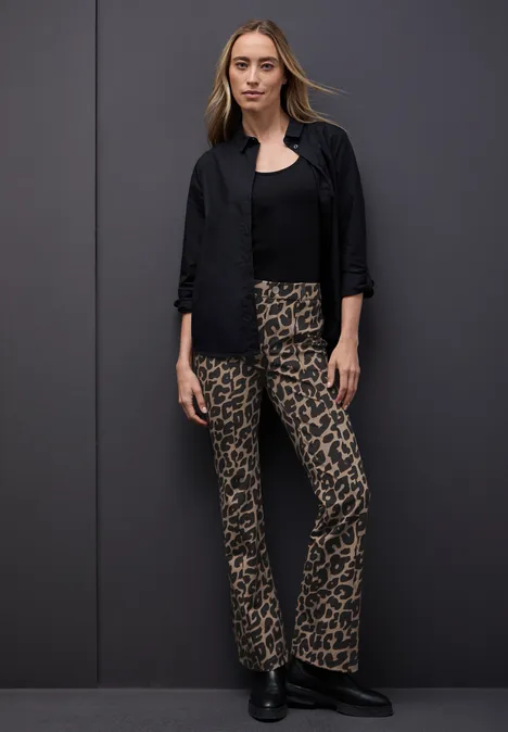 Leo Bootcut broek null