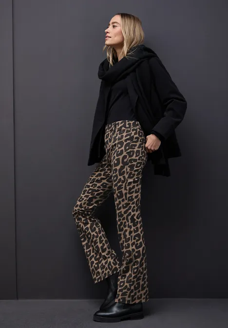 Leo Bootcut broek null