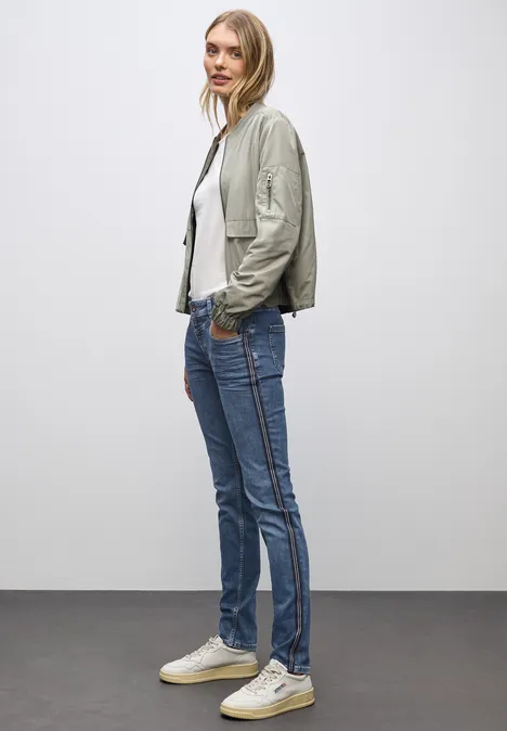 Casual Fit Jeans Medium Blue Soft washed