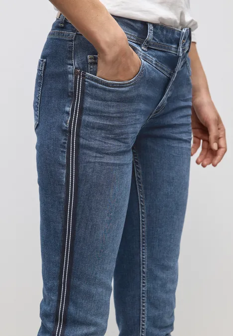 Casual Fit Jeans Medium Blue Soft washed
