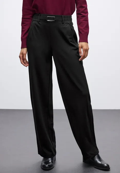 Straight Leg Hose Black