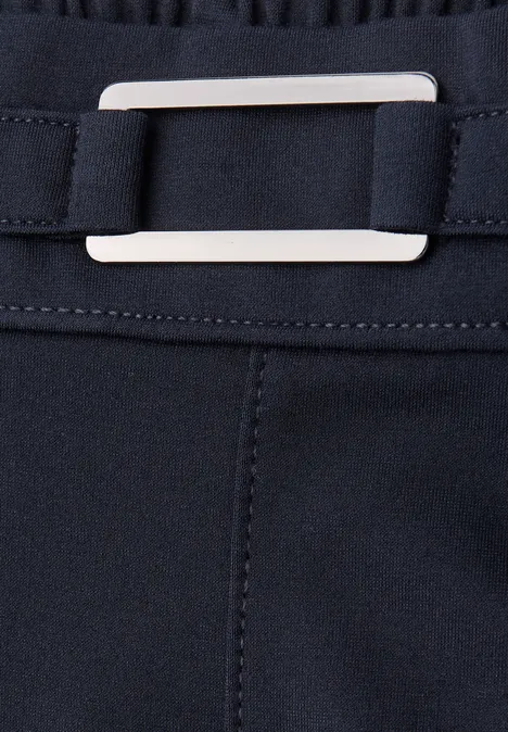Straight Leg Hose mit Detail deep blue