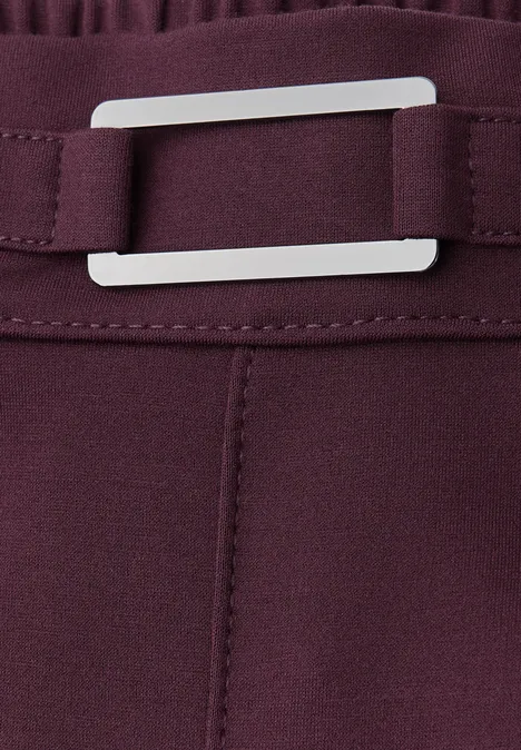 Straight Leg Hose mit Detail Jazz Berry