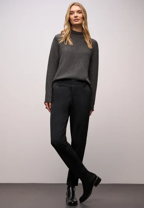 Chino met banddetail Black