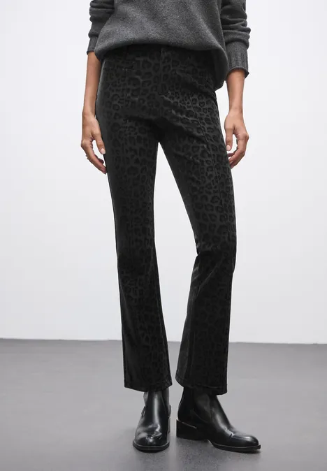 Leo Bootcut Hose Black