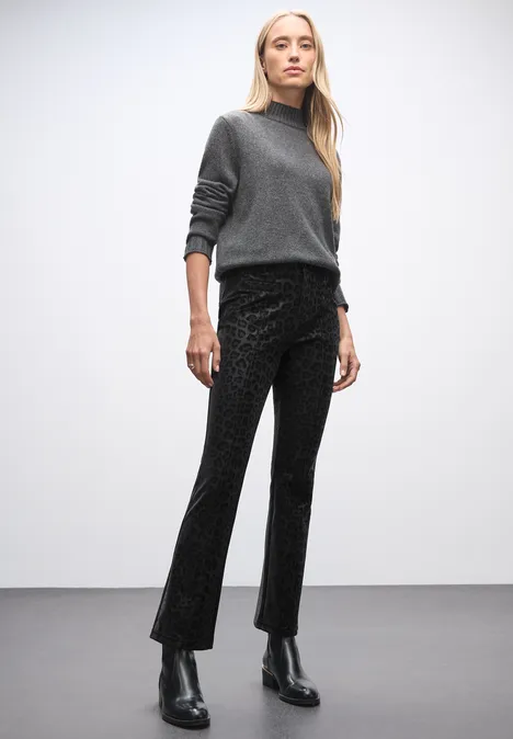 Leo Bootcut Hose Black