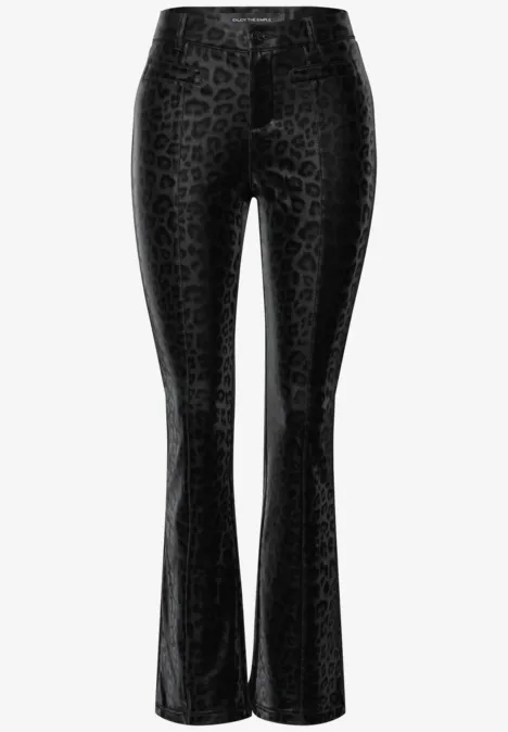 Leo Bootcut Hose Black
