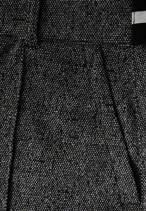 Melange Jacquard Bermuda Black
