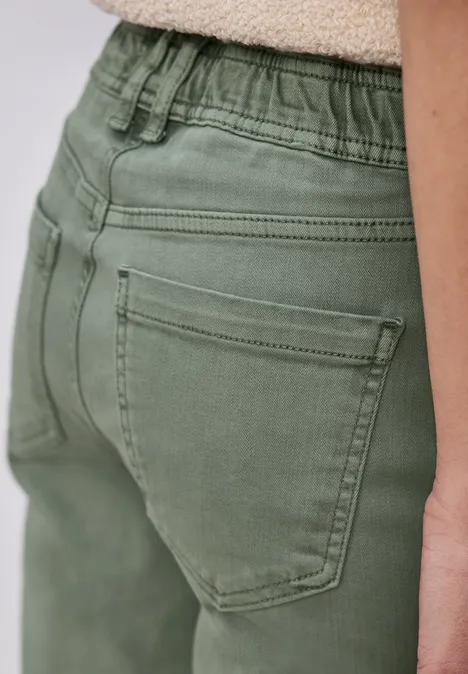 Cargo Jeans Sage Green Washed