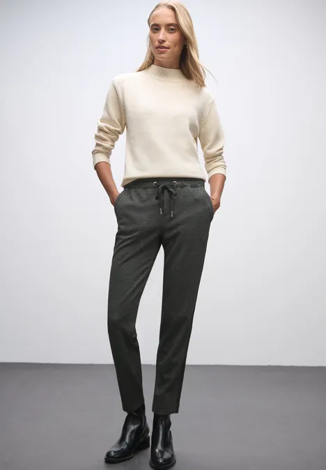 Broek met galonstrepen Black