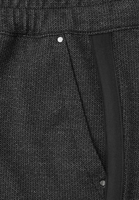 Broek met galonstrepen Black