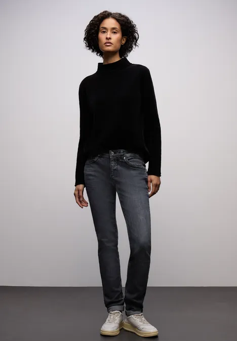 Slim Leg Jeans steel grey washed Slim Leg Jeans steel grey washed