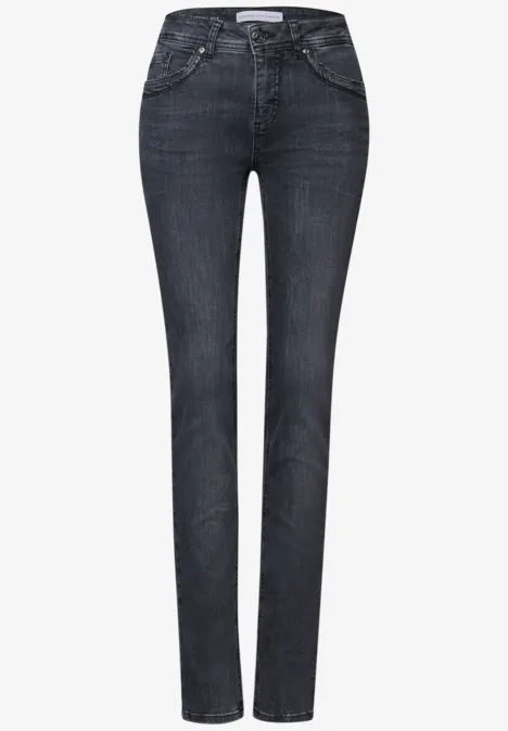 Slim Leg Jeans steel grey washed Slim Leg Jeans steel grey washed