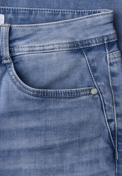 Jeansy z prostymi nogawkami Light Blue Wash