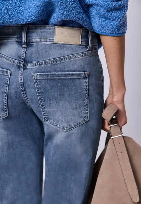 Jeansy z prostymi nogawkami Light Blue Wash