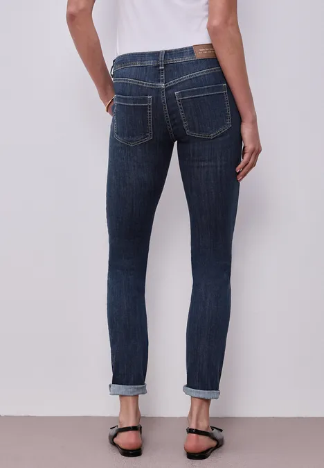 Slim Legs Jeans Dark Blue Wash