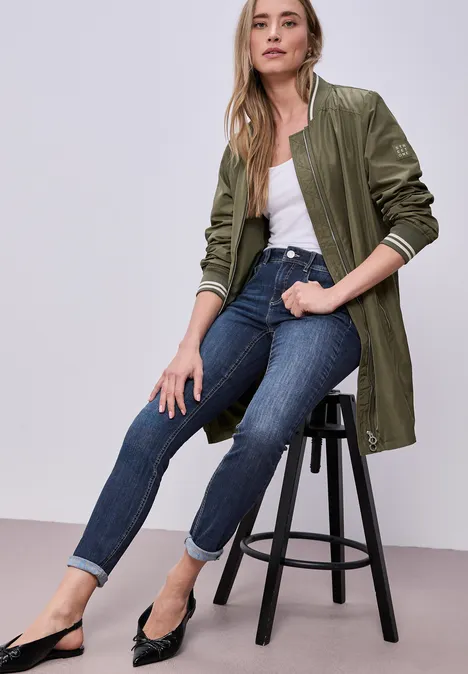 Slim Legs Jeans Dark Blue Wash