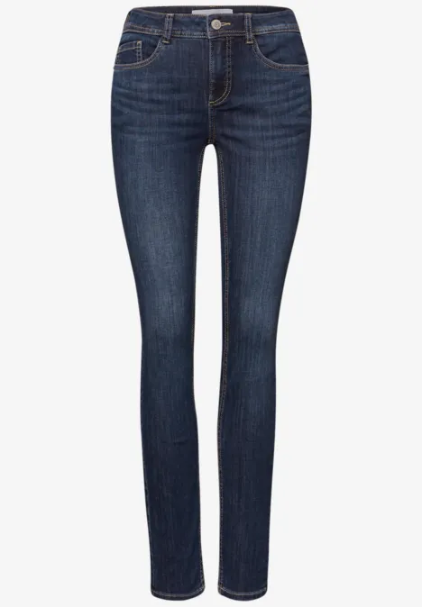 Slim Legs Jeans Dark Blue Wash