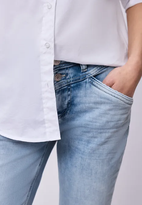 Slim Leg Jeans Bleached Washed Slim Leg Jeans Bleached Washed