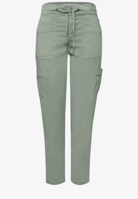 Joggpants Cargo dark mint green