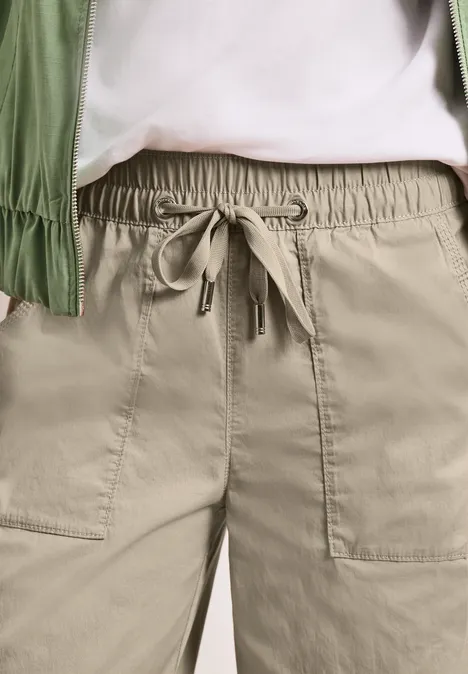 Pantalon Straight Legs en papertouchware cobble stone