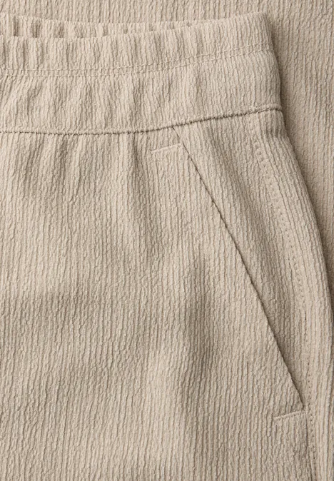 High Waist Wide Leg Hose im Casual Fit cobble stone High Waist Wide Leg Hose im Casual Fit cobble stone